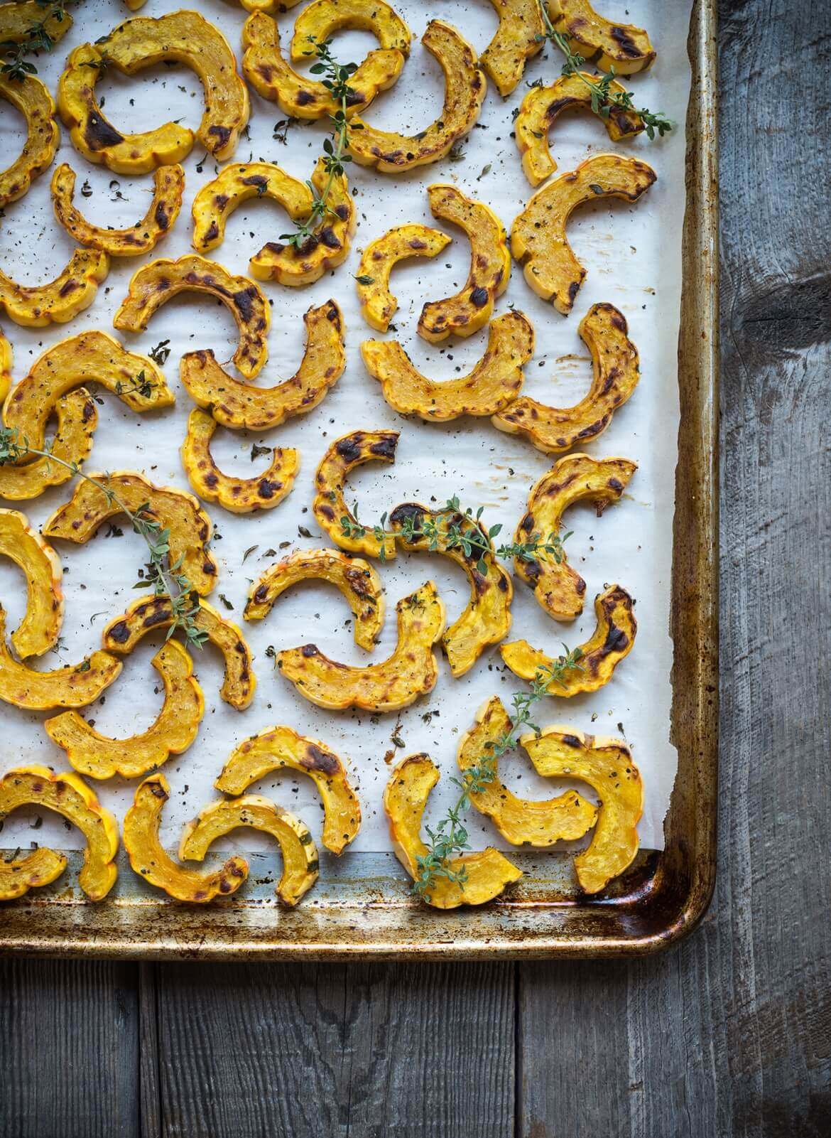 Roast or bake delicata squash