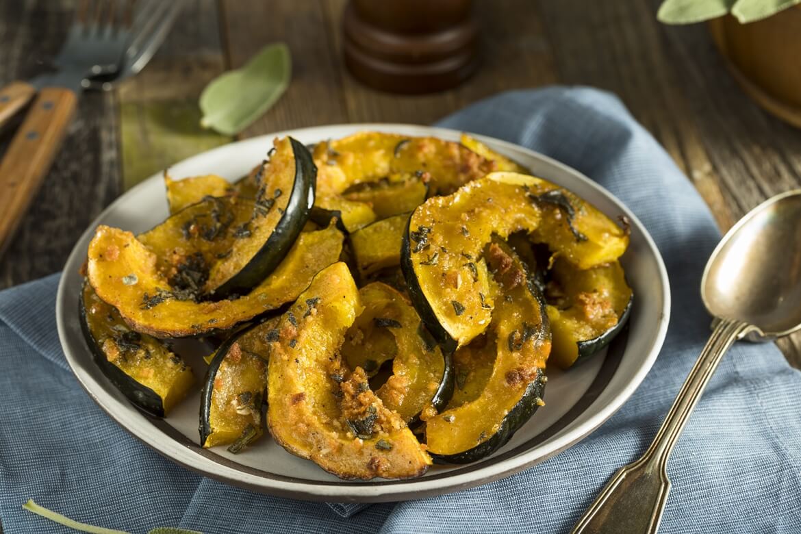 Cooked Squash Slices